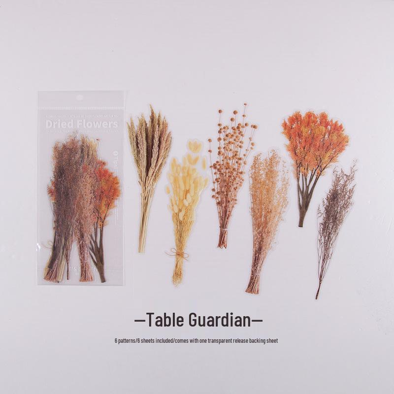 

Наклейки-дневник больших растений из цветочного магазина выходного дня - 6 листов, 8 дизайнов