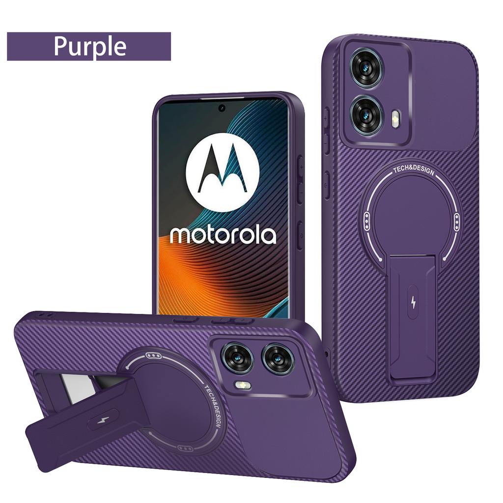 For Motorola G96 Case Moto G96 Phone Case Moto G96 Cover Magnetic Mounting Bracket Protect Back Cover