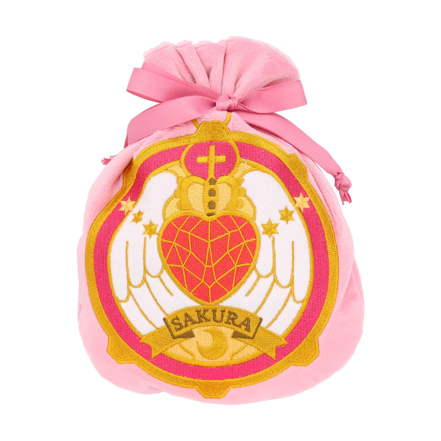 Shobido Cardcaptor Sakura Drawstring Pouch Sakura Pager (CC - C/Two-way Embroidery)