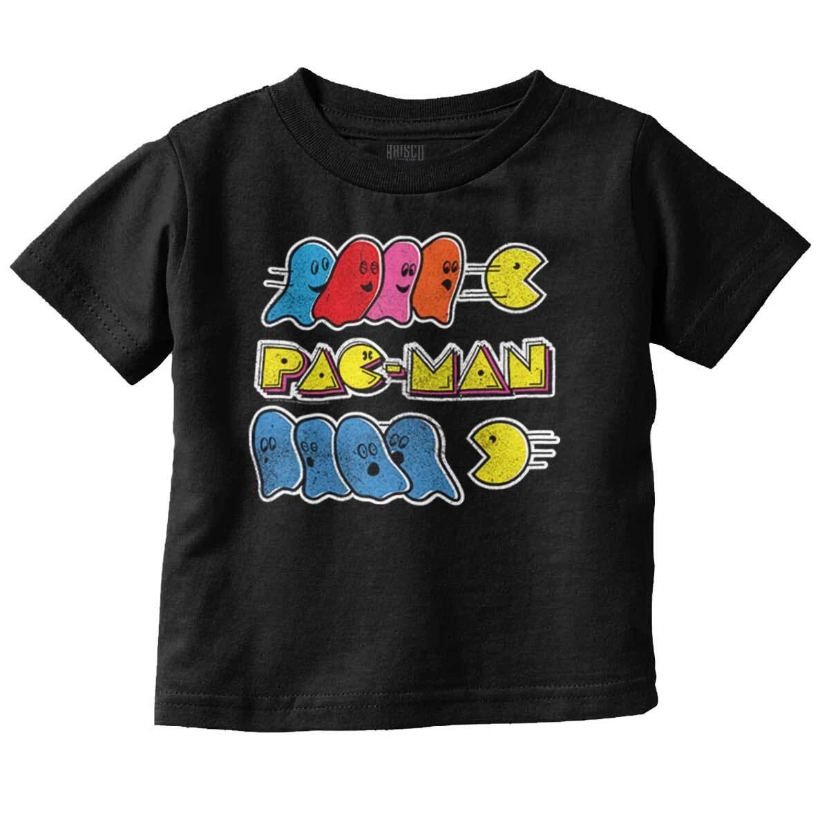 Retro PACMAN Video Arcade Game Ghost Chase Toddler Boy Girl Youth T Shirt Tee XXL