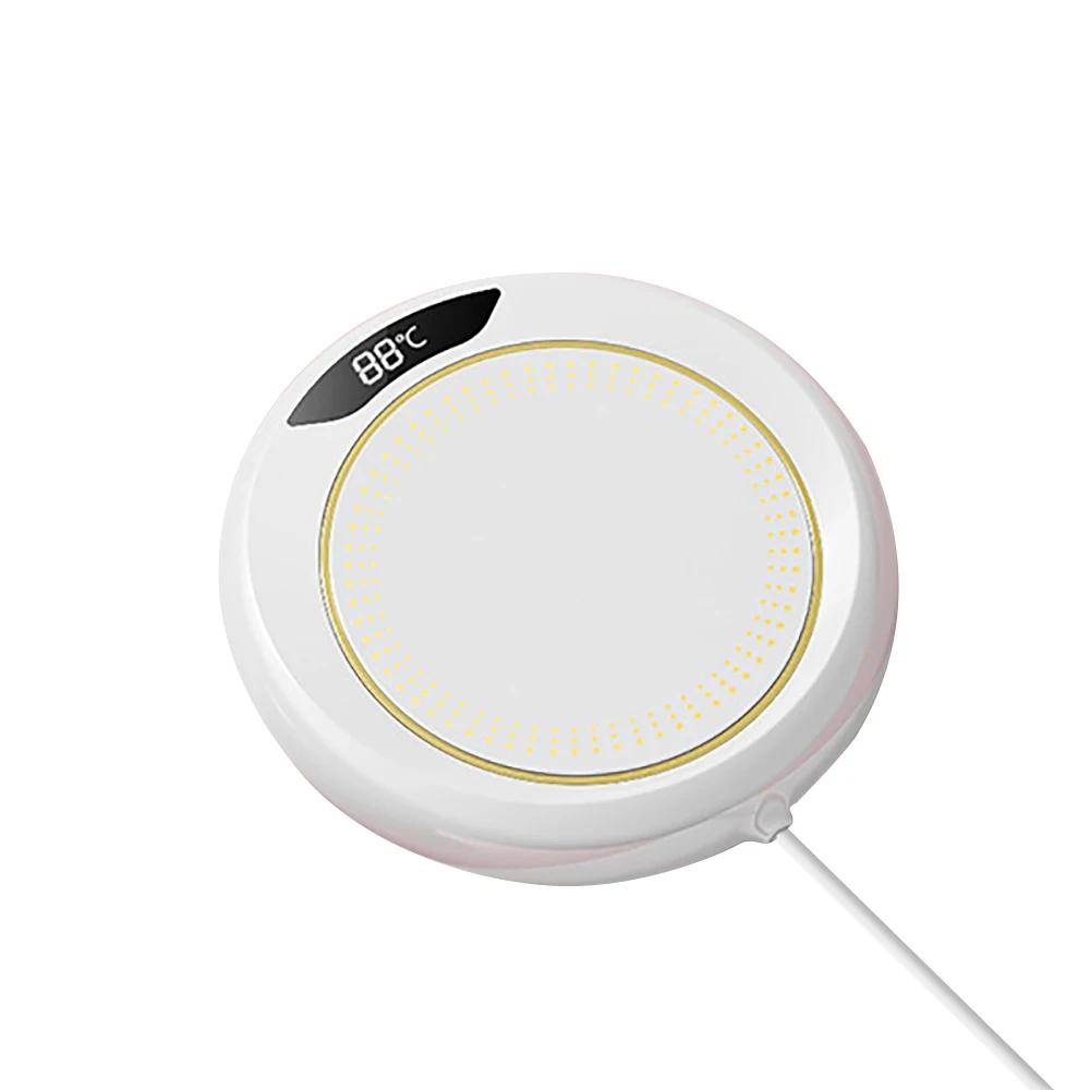 Thermostatic Heating Coaster USB Home Heating Coaster 3-speed Adjustment Heating Constant Temperature For Milk Tea Cup Heater