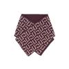 Cashmere 100 Diagonal Split Geometric Muffler  Bpftm1005 Pu 