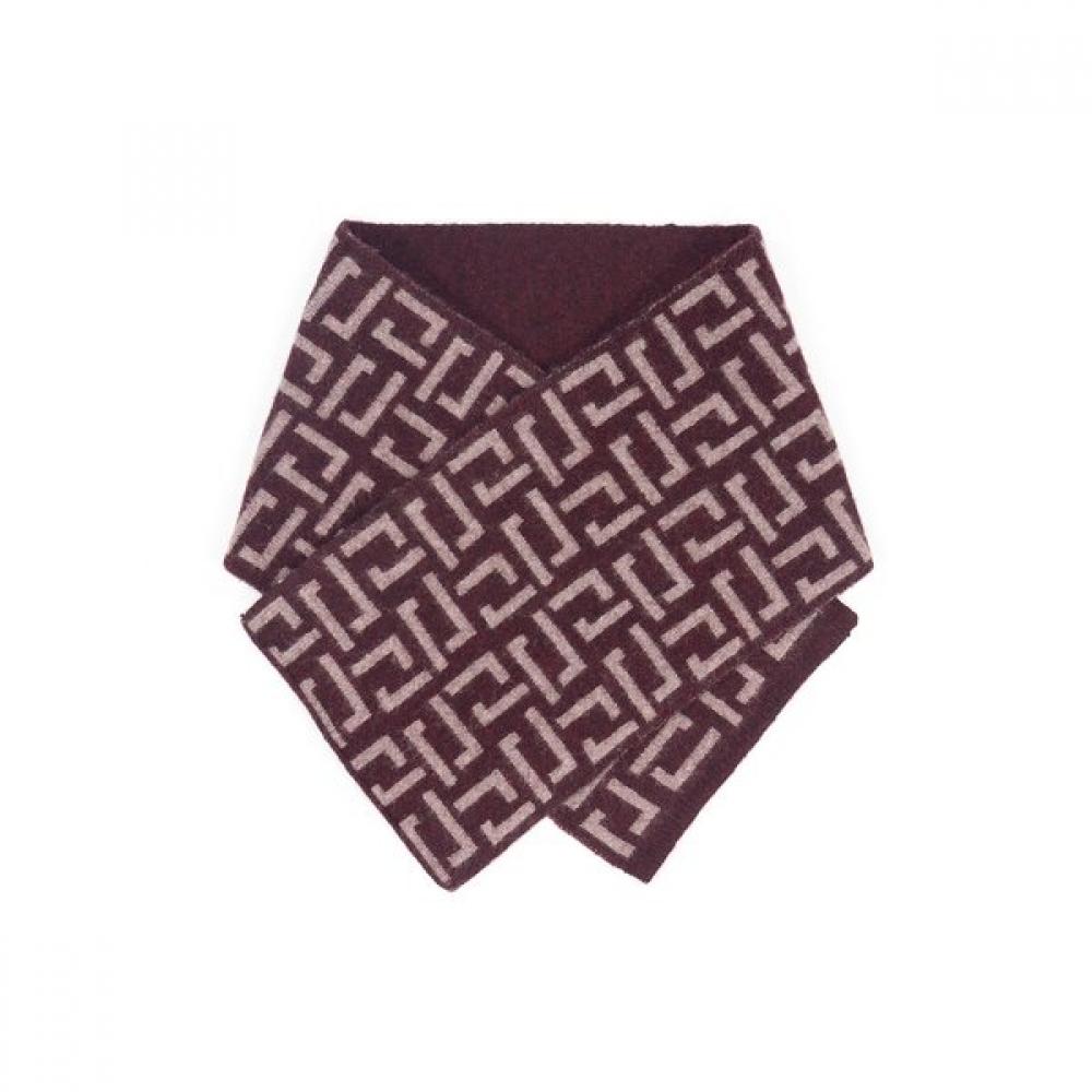 Vanbrough Cashmere 100 Diagonal Split Geometric Muffler  Bpftm1005 Pu Single option