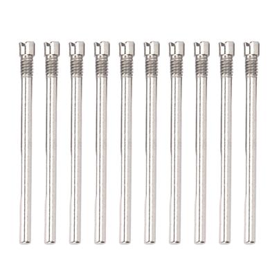 10 Stück Uhrenarmband Schraubröhrchen Stahl Präzise Professionell Leichtgewicht Verschleißfest Uhrenarmband Schraubgliedstift 0,65 X
