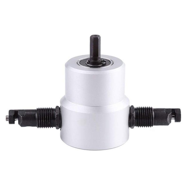 Professional Double Head Metal Nibbler Metal Cutter For Precisions Cutting On Various Materials Nonslip Grip