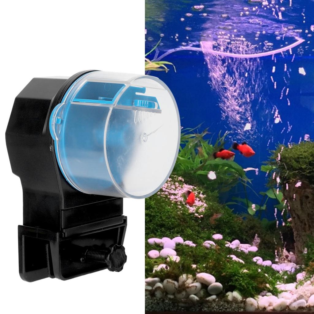 Automatic Fish Feeder Timed Flexible Convenient Clean Easy Installation Fish   Food Dispenser