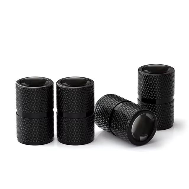 AUP1 4PCS/Set New Metal No Logo Car Wheel Tire Valve Caps Covers Dust-proof Auto Parts For Car Truck Bicycles Motorcycles Accessories