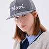 MooiHead Mooi Applique Pig Bio Ball Cap_Charcoal