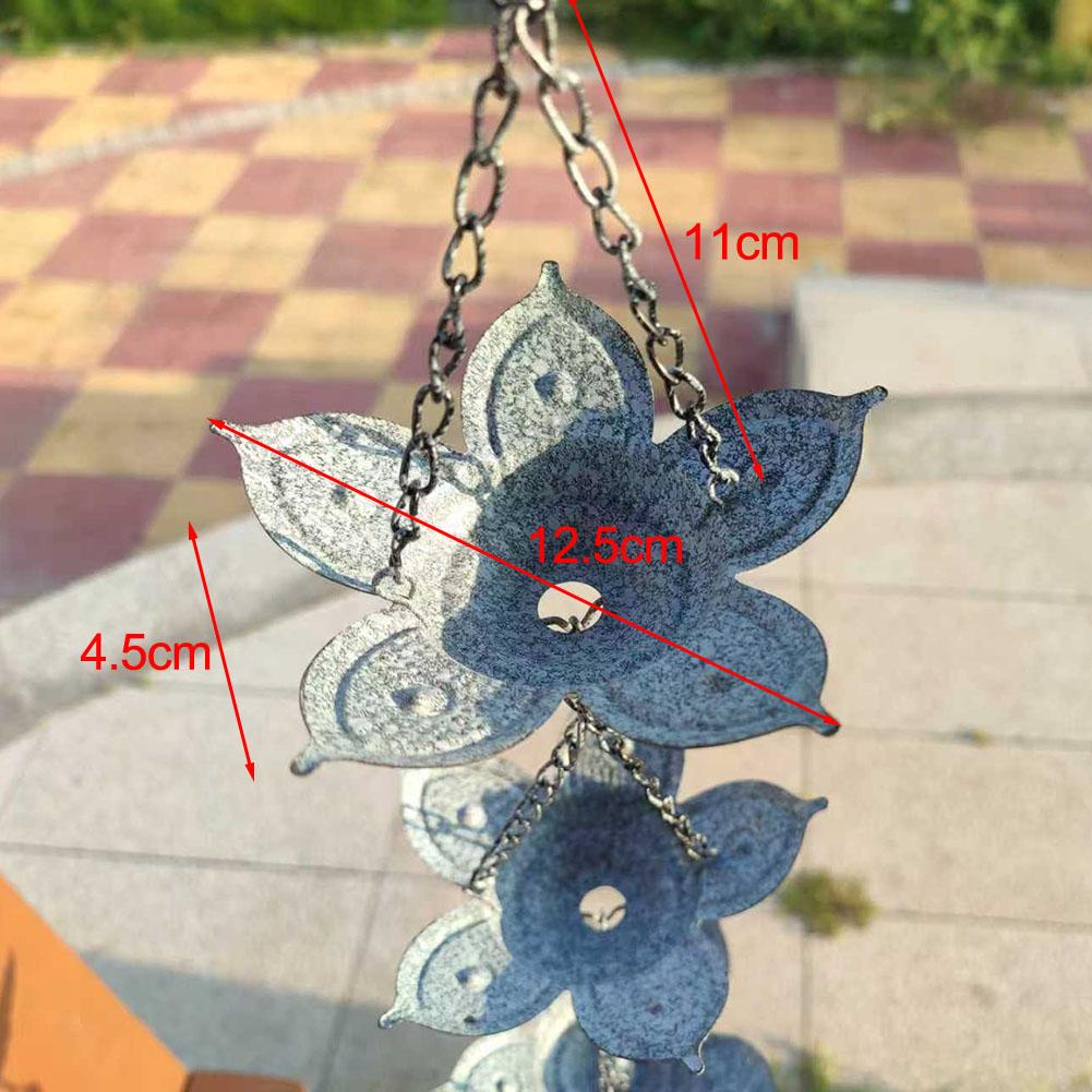 164cm Rain Chain for Rooftop Drainage in For Gardens and Villas Weather Resistant Material Long Lasting Outdoor Use