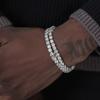 Authentic 925 Sterling Silver Tennis Bracelet Clear Cubic Zirconia Silver Bangle Girls Party Jewelry Hand Chain Sb61