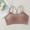 Women's Hot-Selling Lace Tube Top: Sexy Cross-Strap, Beautiful Back Yoga Vest