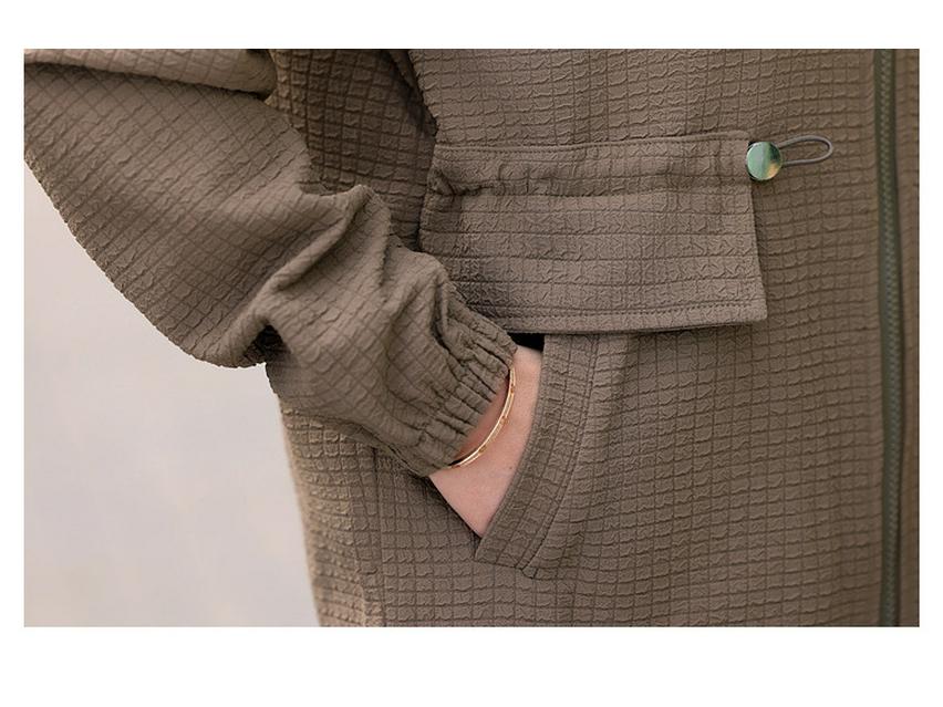 2025 Autumn Style Turn-Down Collar Jacket for Middle-Aged Women