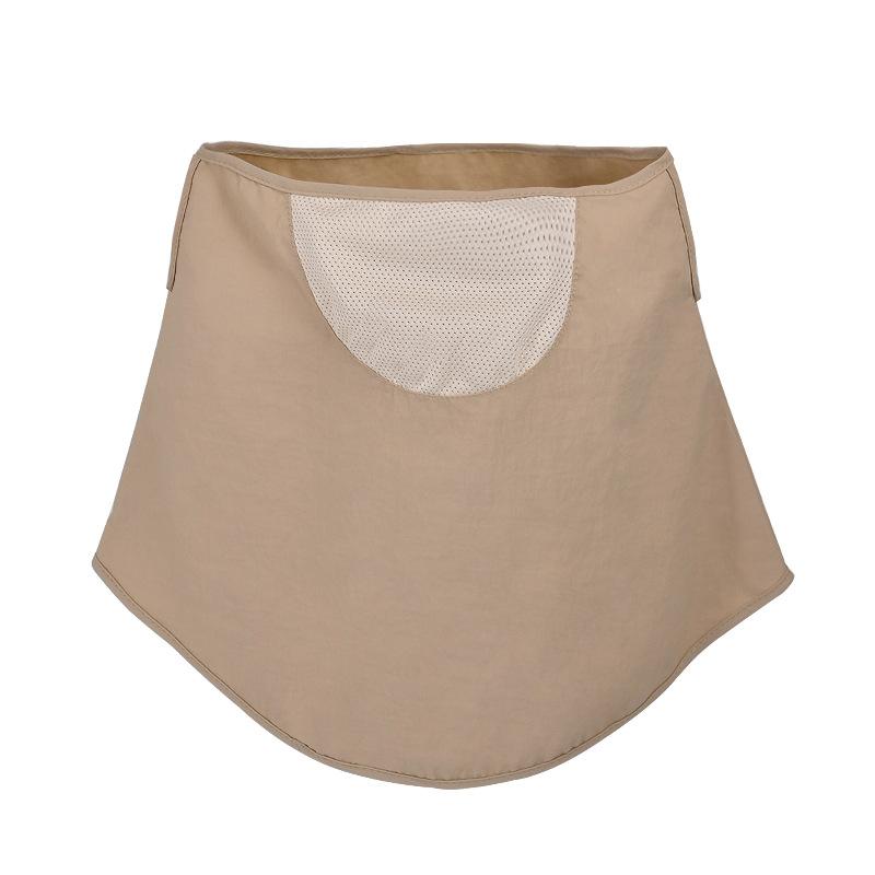 9252 summer big brim bucket hat men's mountaineering fishing breathable sunscreen sunshade mask hat set