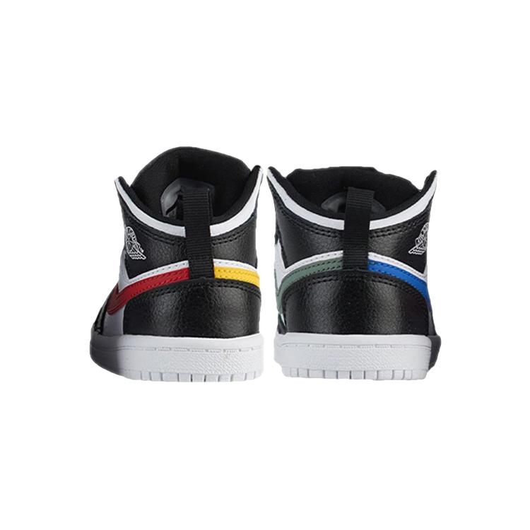 Jordan 1 Mid Multi-Color Swoosh TD 640735-052