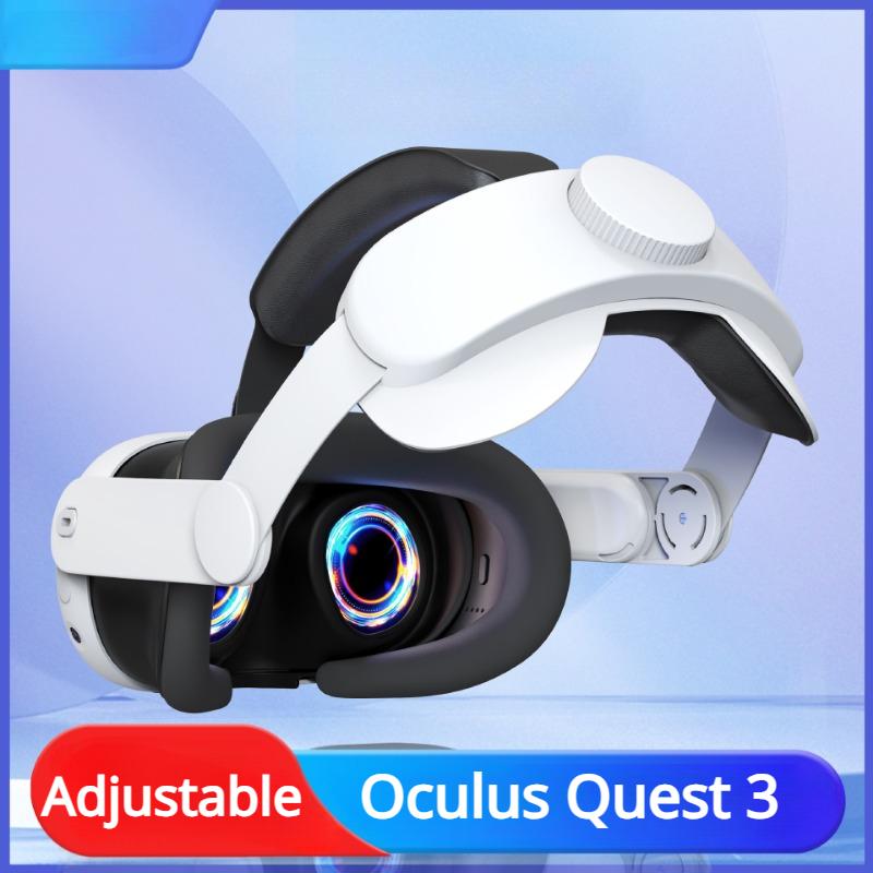 Nueva correa para la cabeza para Meta Oculus Quest 3 Correa Halo Correa ajustable cómoda para la cabeza Quest 3 para accesorios Oculus Quest Gorros Comodidad ergonómica