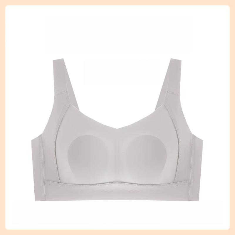 Large Size Seamless Bra for Women Slim Gathered Without Steel Rings Soft Support Bra Anti Sagging Adjustable Bra
