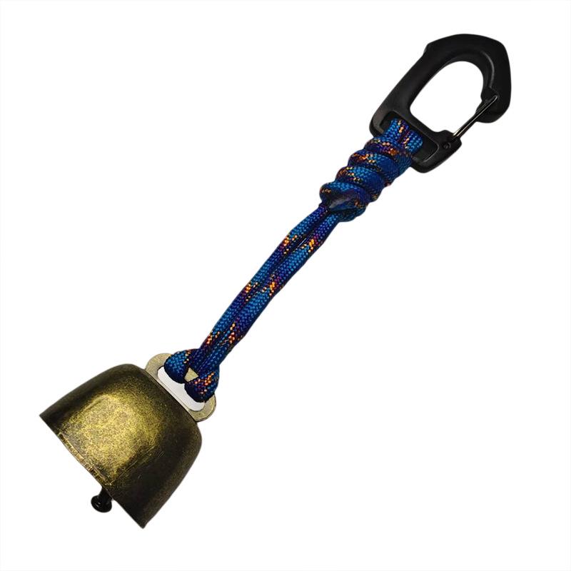 Japanese Style Vintage Cast Iron Bell Chime for Courtyard, Balcony, or Camping Tarp Use.