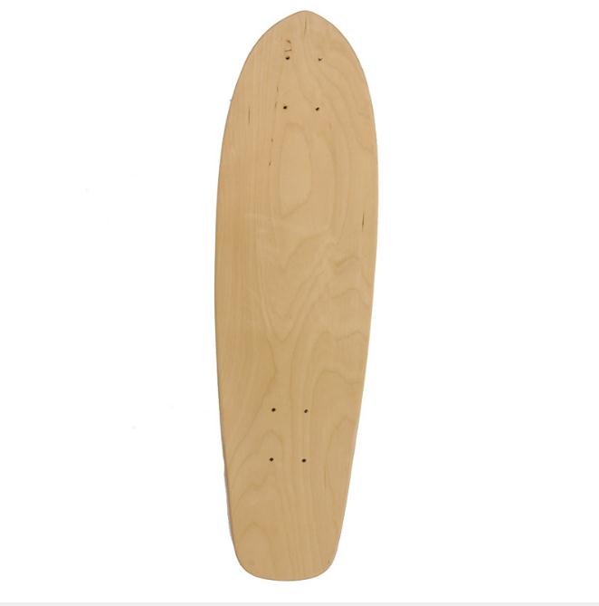 7-9 lager lönn skateboarddäck dubbel rocker mini cruiser dansskateboards naturligt lönnträ skatebräda hög elasticitet