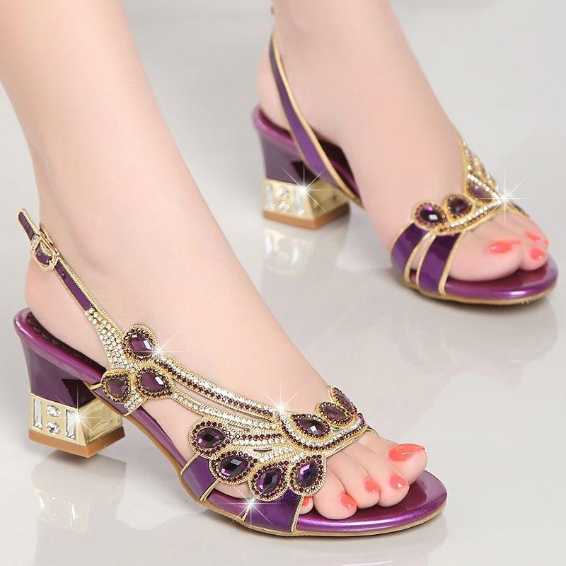 2025 Fashion Women'S Sandals Women Crystal Slippers Glitter Bling Female Flip Flops Outdoor Ladies Slides Hot Beach Shoes