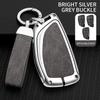 Zinc Alloy Genuine Leather Auto Key Fob Cover Fit For Chevrolet Tahoe Suburban Fit For Gmc Yukon Fit For Buick Envision S Plus Avenir