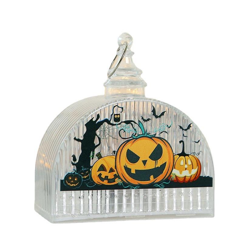 Halloween Jack-o'-Lantern Barn Bär Halloween Dekorationer Lysande Rekvisita Fest Hängande Ornament