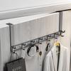 Modern Door Back Hook Rack With Removable Design For Bedroom Storage And Clothing Organization