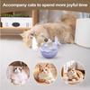 Cat Puzzle Feeder Indoor Kitten Catnip Ball Teaser Interactive Treat Dispenser Toy For Mental Stimulation Boredom Relief