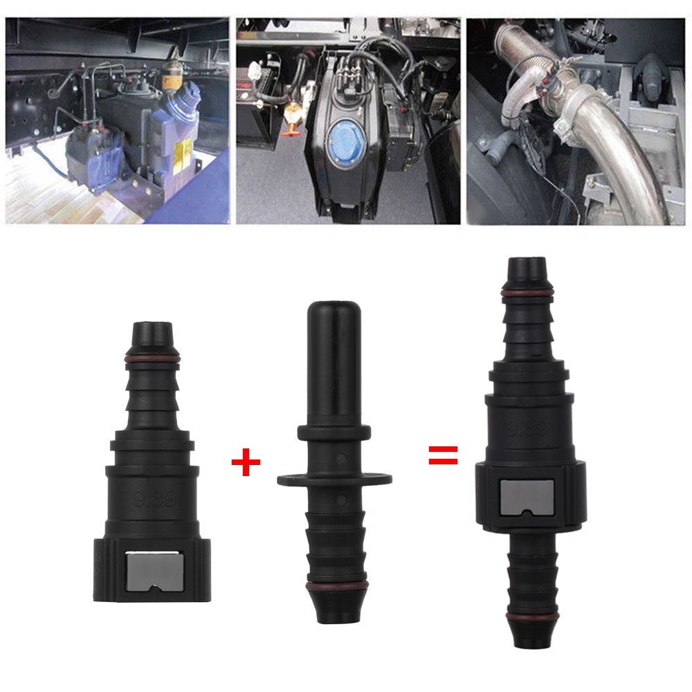 1pc Fuel Line Quick Release Connect Connector Motorcycle Hose Coupler 8mm Female 9.89 Straight Fuel Line Quick Connector