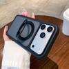 Magnetic Foldable Stand Case for iPhone 17 Pro Max, Apple 16 & 15 Pro - Frosted Full Coverage