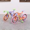 1/3/5Pcs Dollhouse Mini Simulation Cute Bicycle Road Bike Model Toys Miniature Home Scene Ornament Doll House Accessories