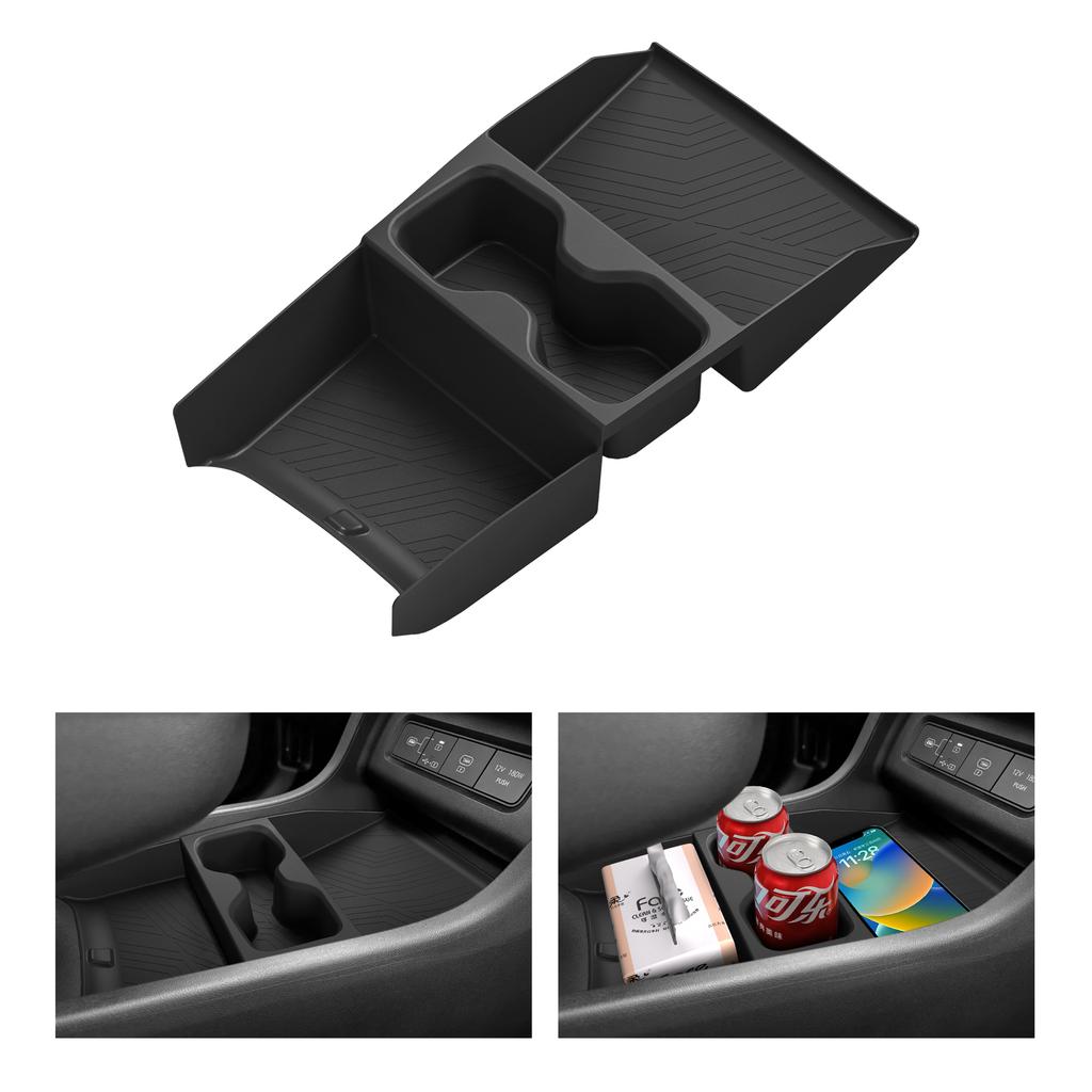 Per Hyundai Tucson 2025 Solo per Trasmissione Elettronica Vano Portaoggetti Inferiore Console Centrale Vassoio Organizer Nero