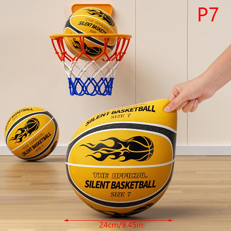 

1 шт. Детский прыгающий бесшумный баскетбольный мяч с тканевым покрытием, для помещений, бесшумный пенопластовый баскетбольный мяч, отскакивающий, мягкий, сжимаемый мяч