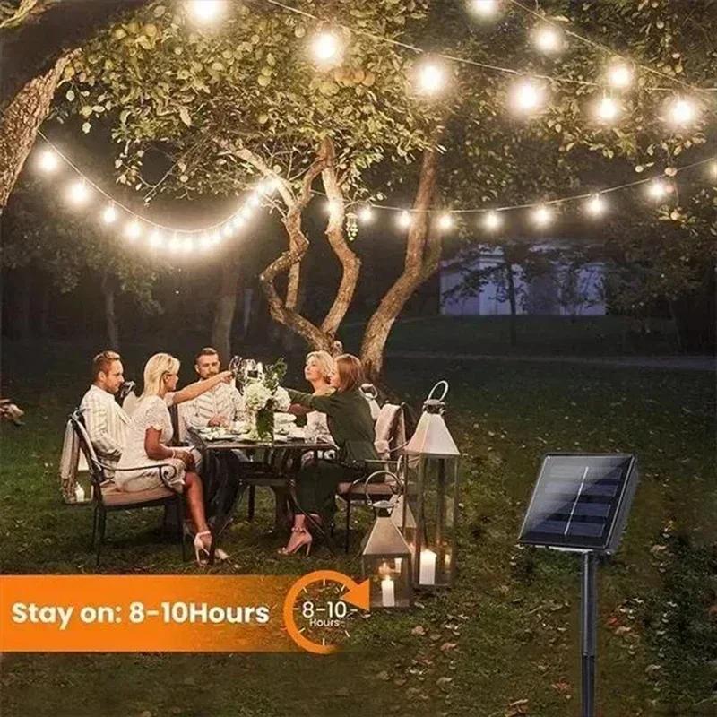 10/20 Bulbs LED Solar String Lights Fairy Waterproof Patio Lamp For Outdoor Party Decoration Holiday Garland Garden Lamps