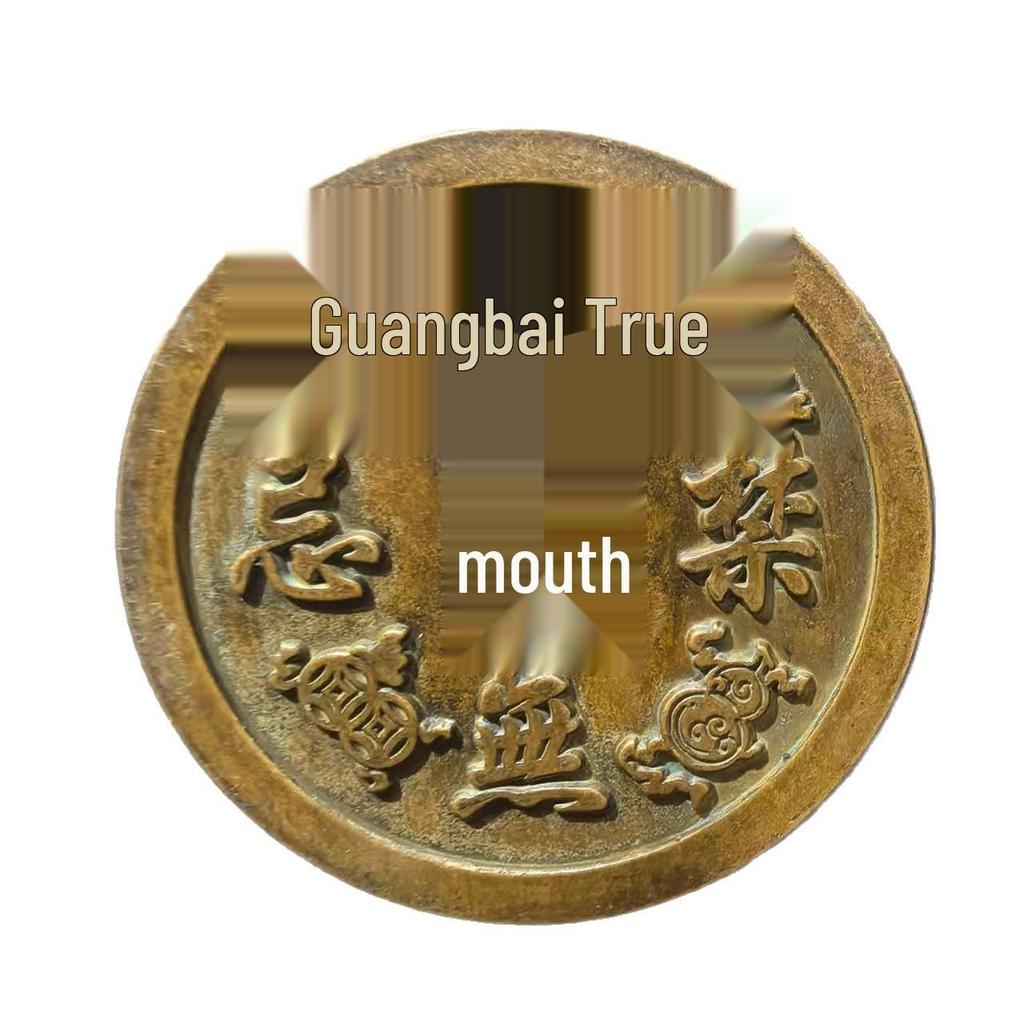 Premium Brass Travel Coin Set: Bagua, Four Beasts, Floral, Wealth, Doorstep, and Hanging Coins for Good Fortune