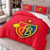 FC Basel 3Pcs Bedding Set Duvet Cover With Two Pillowcases For Bedroom Home Decoration