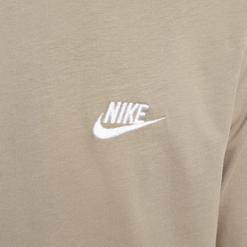 Nike Sportswear Club Soft Comfortable Casual Short Sleeve T-Shirt Men Tops Khaki AR4999-248