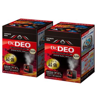 Von Carmate DEO Premium Dampfdesinfektionsmittel Zirkulierendes Stabilisiertes Chlor D234W [Set 2] Dr. Geruchsentferner, Typ, Einweg, Unparfümiert, Dioxid, 25ml,