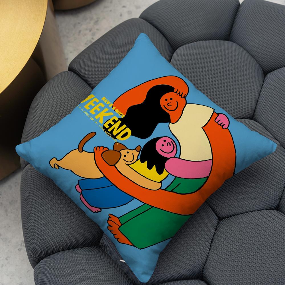 Such a Warm Hug Creativity Cushion Cover Reversible Plush Pillow Cover – For Car, Sofa, Bedroom, Perfect As a Gift.