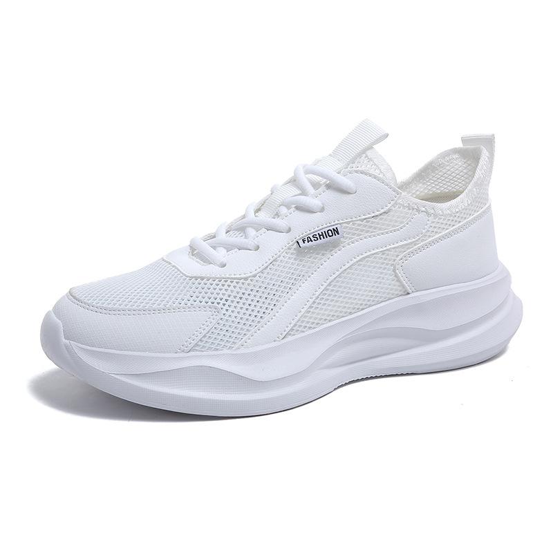 New Men's Casual Sneakers Slip on Breathable Shoes Athletic Sport Running Shoes White Comfortable Walking Training Tennis Shoes