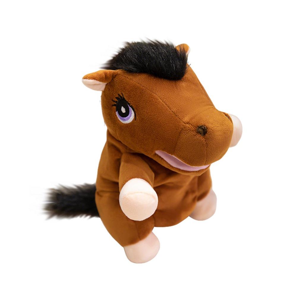 Storytelling Animal Little Horse Puppet Simulation Hand Finger Story Puppet Kid Gift
