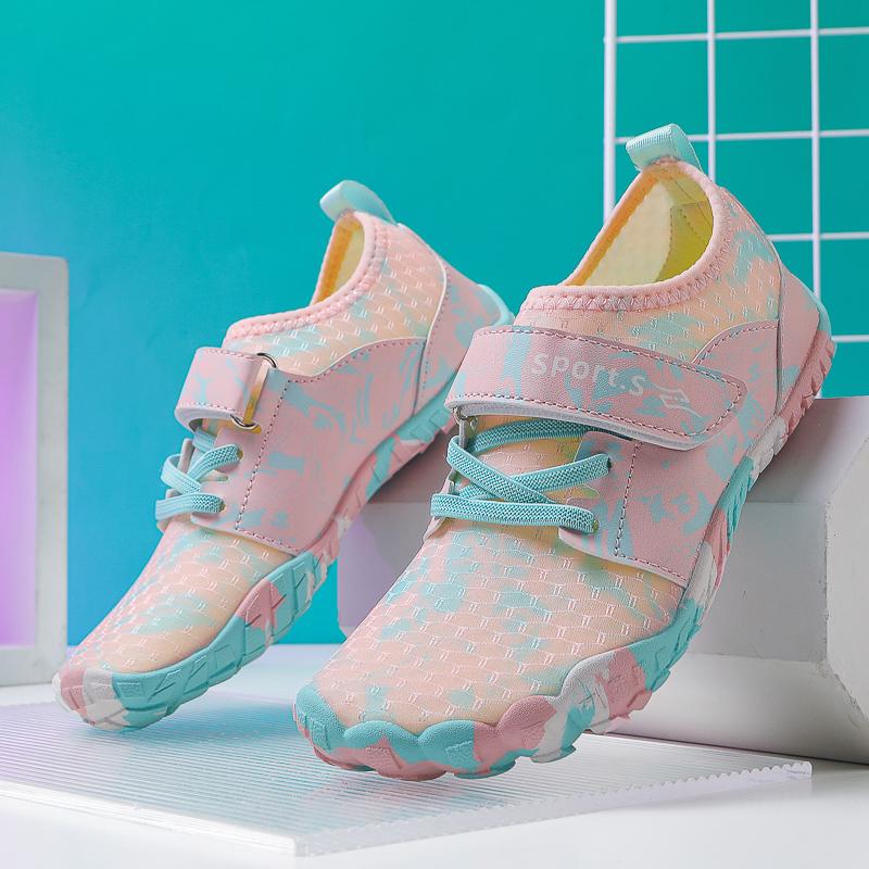 Childrens River Tracing Shoes Fashion Barefoot Anti Puncture Swimming Beach Crawling Water Shoes Kids Quick Drying Surfing Boots