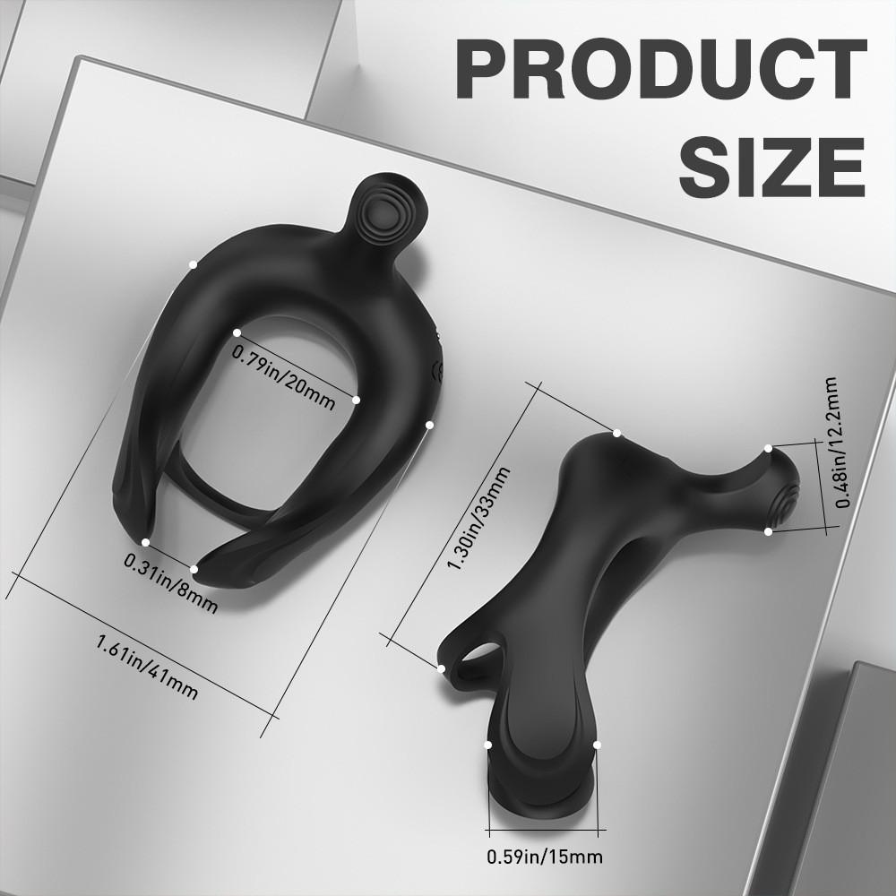 Cock Penis Ring Vibrating Penis Ring Adult Toys Penis and Ball Ring for Enhanced Erection, Long Lasting Firmness Sex Toys Adult Toys