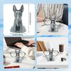 Dog Glasses Holder Eyeglass Display Stand Animal Figurine Statue Desktop Decoration Sunglasses Eyewear Keeper Spectacle Display Rack