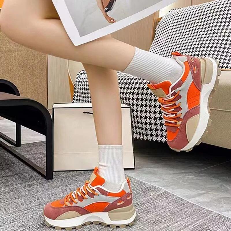 Fashion 2025 New High On Platform Breathable Woman Footwear Sale Deals Walking Original Designer Luxury 39 New In Casual Shoes for Women
