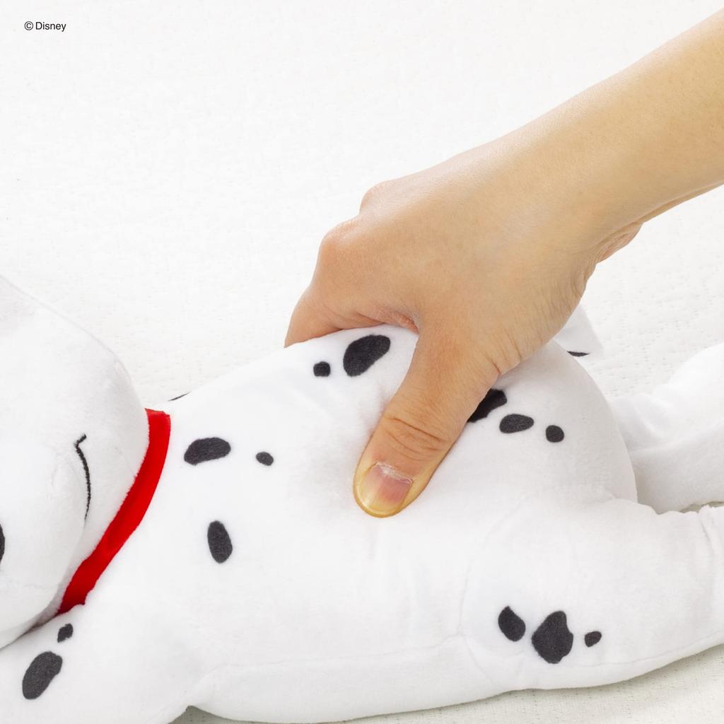 MORIPiLO Disney Body Pillow Dalmatians Sleeping S 30cm Stuffed Toy Cushion 28x15x15cm White Birthday Gift Cute Soft Disney Character Pillow Morishita