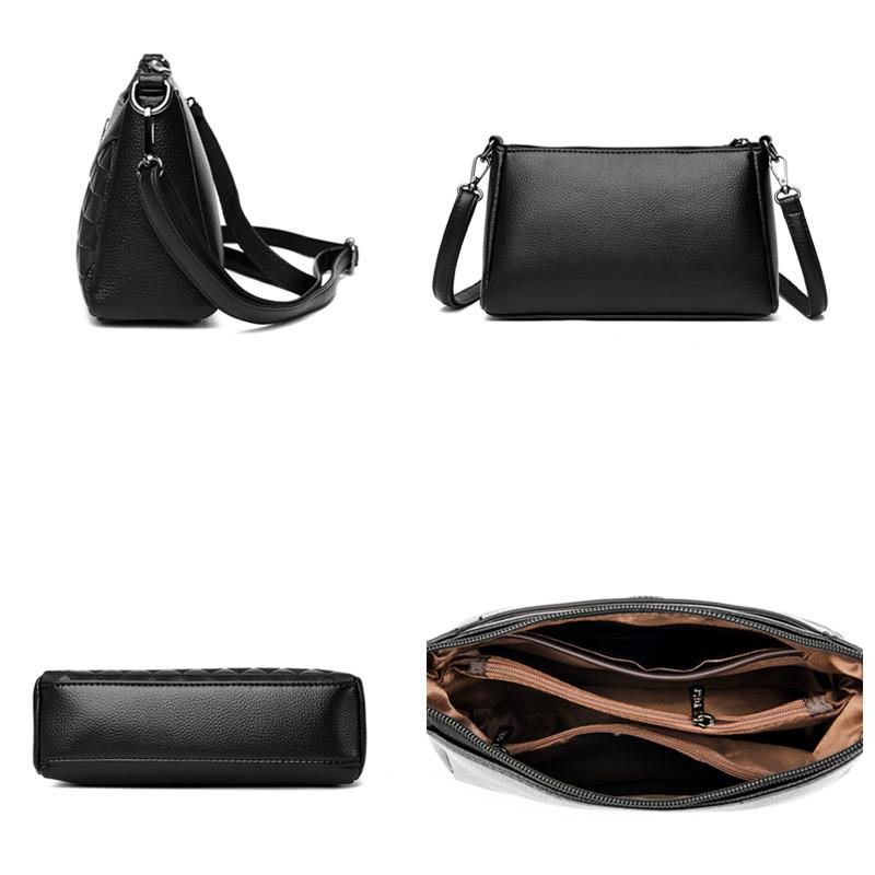 Luxury Designer Ladies Handbags Fashion High Quality Leather Shoulder Bags for Women New Solid Color Female Crossbody Bag Purses