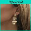 Elegant Heart-shaped Asymmetrical Pearl Alloy Earrings For Women 2023
