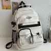 Schoolbag for Children Elementary School Students  Girls Junior High School Students  Large Capacity Color Blocking Backpacks  Backpacks
