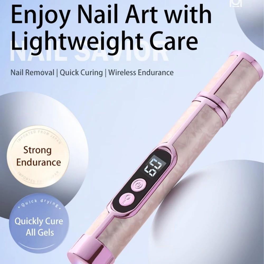 High Speed Electric Nail Sander Digital Display Nail Polisher Nail Drill Machine Salon Use