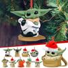 Adorable Cartoon Baby Yoda Santa Holiday Decoration Perfect For Trees Christmas